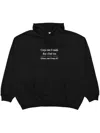 Vetements Print Sweatshirt In Black