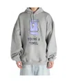 Vetements Printed Hoodie In Gray