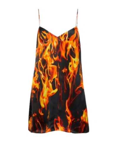 Vetements Printed Minidress In Multi