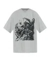 Vetements Goth Oversized Tee Grey Melange In Gray