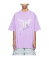 Vetements Purple Flying Unicorn T-shirt In Purple