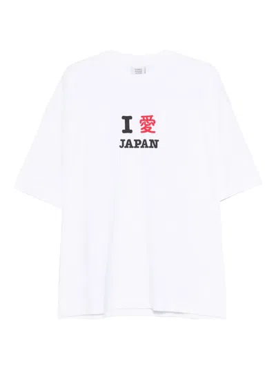 Vetements Printed T-shirt In White