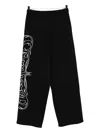 Vetements Printed Trousers In Black