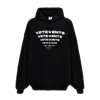 Vetements Pyramid Logo Hoodie In Black