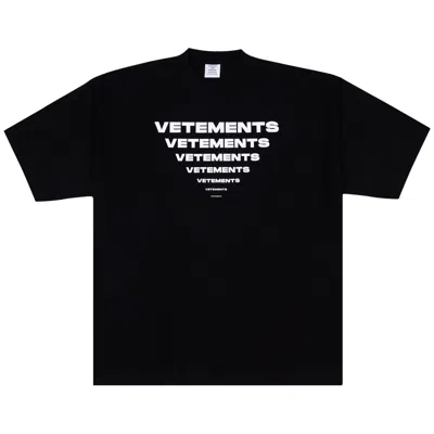 Pre-owned Vetements Pyramid Logo T-shirt 'black' | Men's Size Xl
