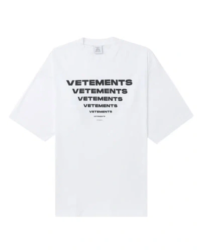 Vetements Pyramid Logo T-shirt White