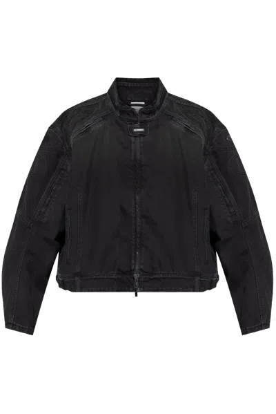 Vetements Racing Denim Jacket Vintage Black