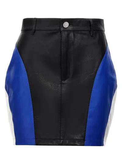 Vetements Racing Style High-waisted Mini Skirt In Multi