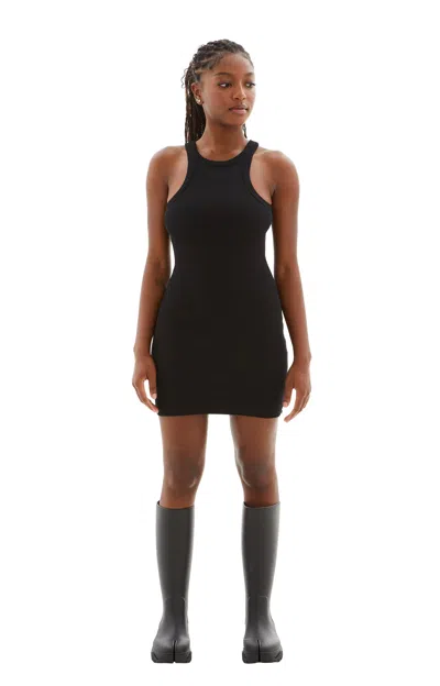 Vetements Ribbed-knit Tank Top In Black