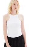 Vetements Racing Tank Top In White
