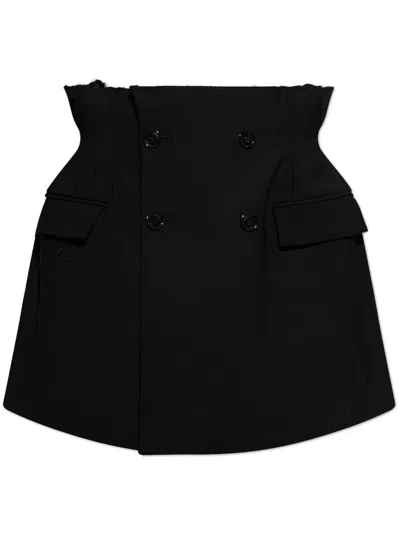 VETEMENTS RAW-CUT MINI SKIRT