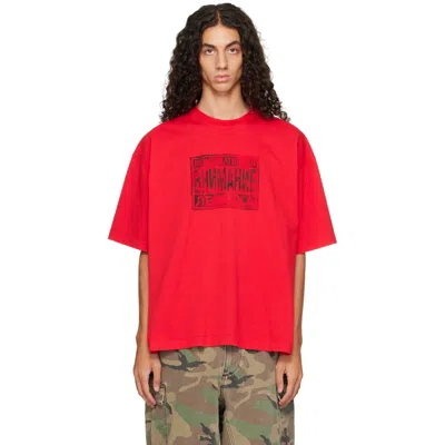 Vetements Short-sleeved T-shirt In Red