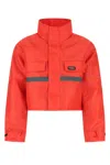 VETEMENTS RED POLYESTER PADDED JACKET