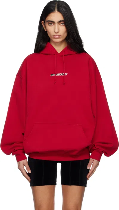 Vetements Red 'pornstar' Hoodie