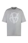Vetements Reverse Anarchy T-shirt In Grey