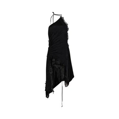 Pre-owned Vetements Reworked Lingerie Mini Dress 'black' | Women's Size M