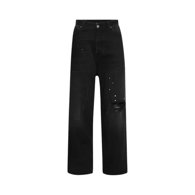 Pre-owned Vetements Ripped Jeans 'washed-out Black' | Men's Size 32