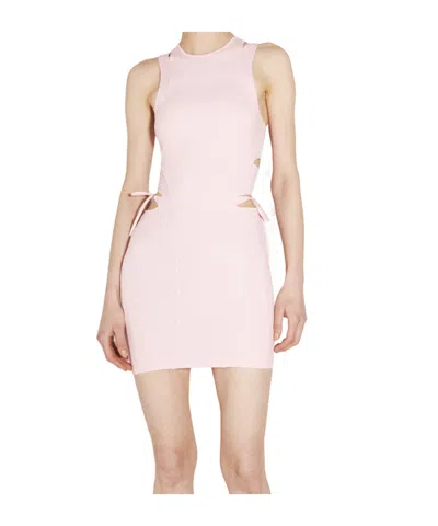 Vetements Round-neck Dress In Pink