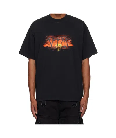 Vetements Black Palmtree Regular T-shirt
