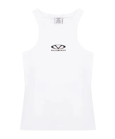 Vetements Round-neck Vest In White
