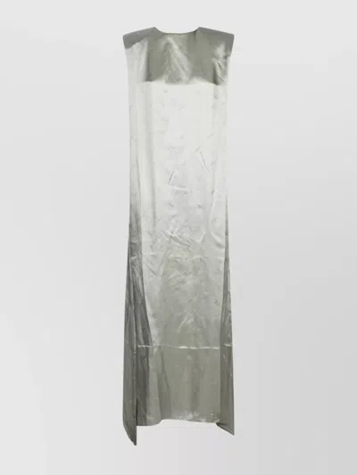 VETEMENTS SATIN MAXI DRESS SIDE SLITS