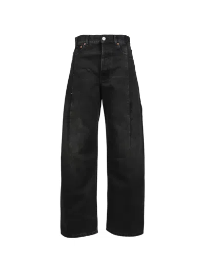 Vetements Seam-detail Jeans In Black