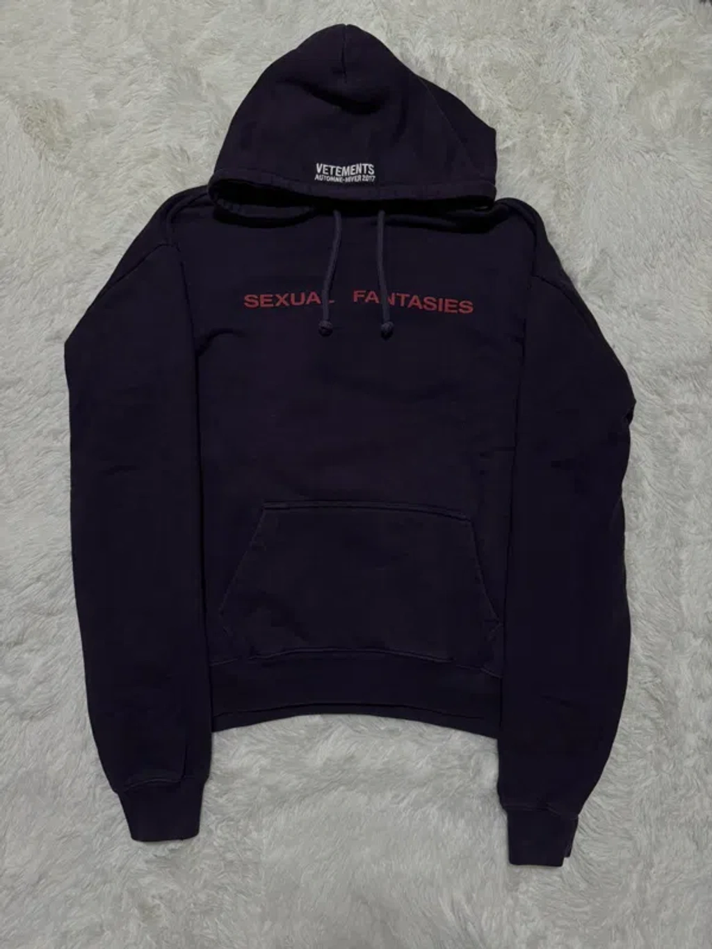 Vetements Sexual Fantasies Zip Up Hoodie | WHAT'S ON THE STAR?