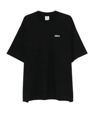 Vetements Short-sleesleeved T-shirt In Black
