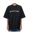 Vetements Short-sleeved T-shirt In Black