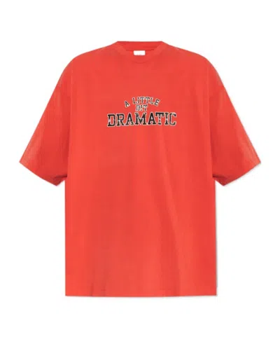 Vetements Short-sleeved T-shirt In Red