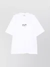 Vetements Short Sleeves Unisex Cotton Blend T-shirt