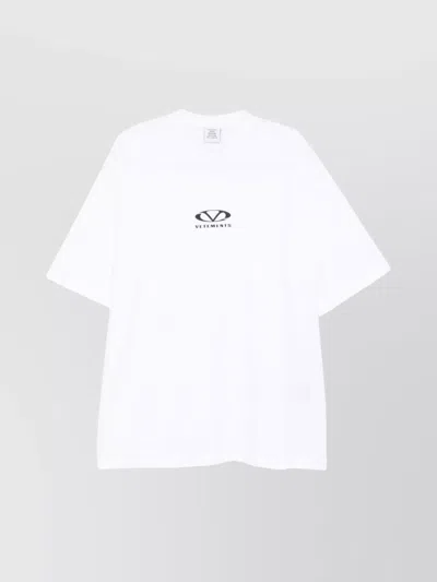 VETEMENTS SHORT SLEEVES UNISEX COTTON BLEND T-SHIRT