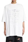 Vetements Graphic-print T-shirt In White