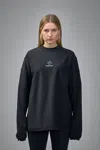 Vetements Shut Down Embroidered Reworked Longsleeve In Black