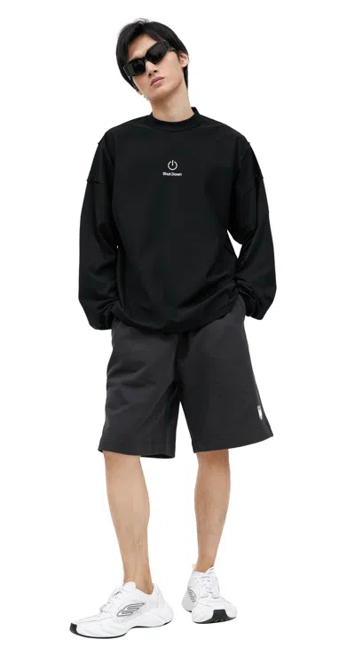 Vetements Shut Down Longsleeve In Black