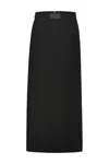 Vetements Tailored Maxi Skirt In Black