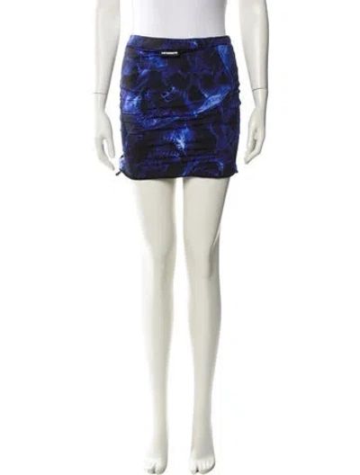 Pre-owned Vetements Skulls Mini Skirt W/ Tags In Multi