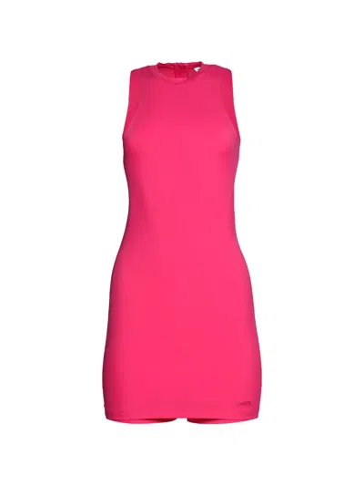 Vetements Sleeveless Mini Dress In Pink