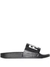 Vetements Black Rubber Slippers  Black Vtmnts Uomo 44 In Black