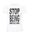 Vetements Short-sleeved Slogan T-shirt In White
