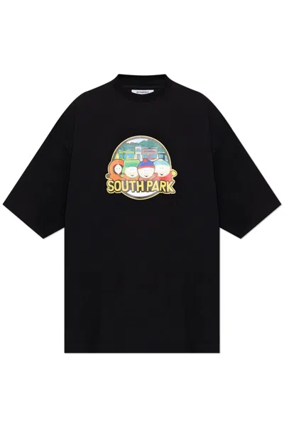 Vetements South Park Oversized T-shirt In Black