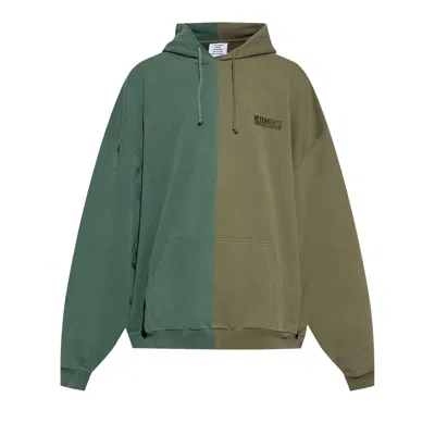Pre-owned Vetements Split Cut-up Hoodie 'khaki/green' | Multi-color | Men's Size Xs