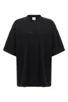 Vetements Oversized Crew Neck Embellished Text T-shirt