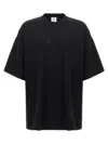 Vetements Oversized Crew Neck Embellished Text T-shirt