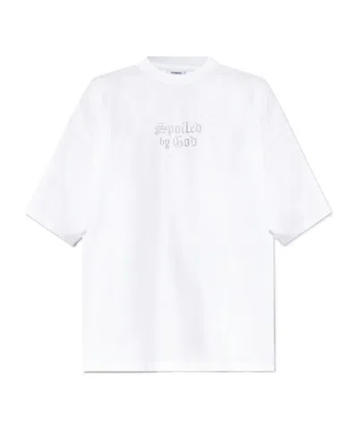 Vetements Spoiled By God T-shirt In White