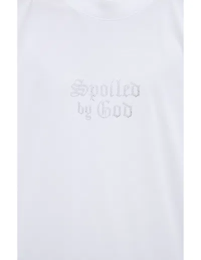 Vetements 'spoiled By God' T-shirt In White