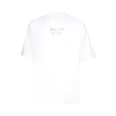 Pre-owned Vetements Spoiled By God T-shirt 'white' | Men's Size L