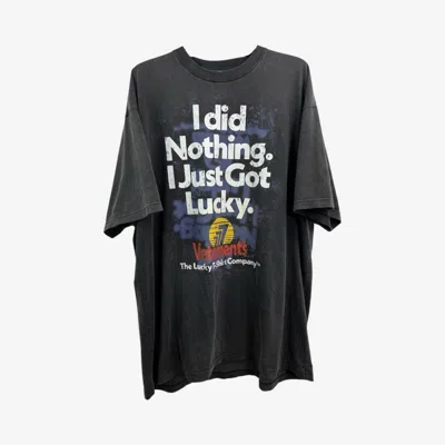 Pre-owned Vetements Ss22 "i Did Nothing Just Got Lucky" T-shirt In Black
