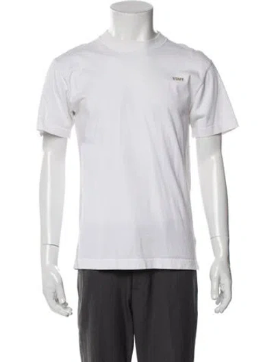 Pre-owned Vetements Staff Graphic Print T-shirt In Neutral
