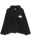 Vetements Hoodie Mit Namensschild-print In Black